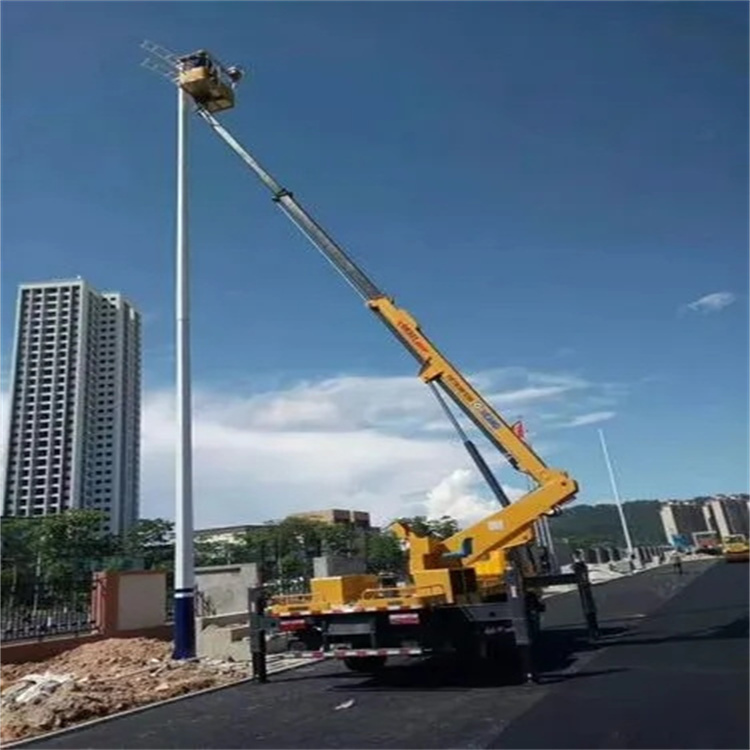 海口维修路灯的曲臂升降车出租